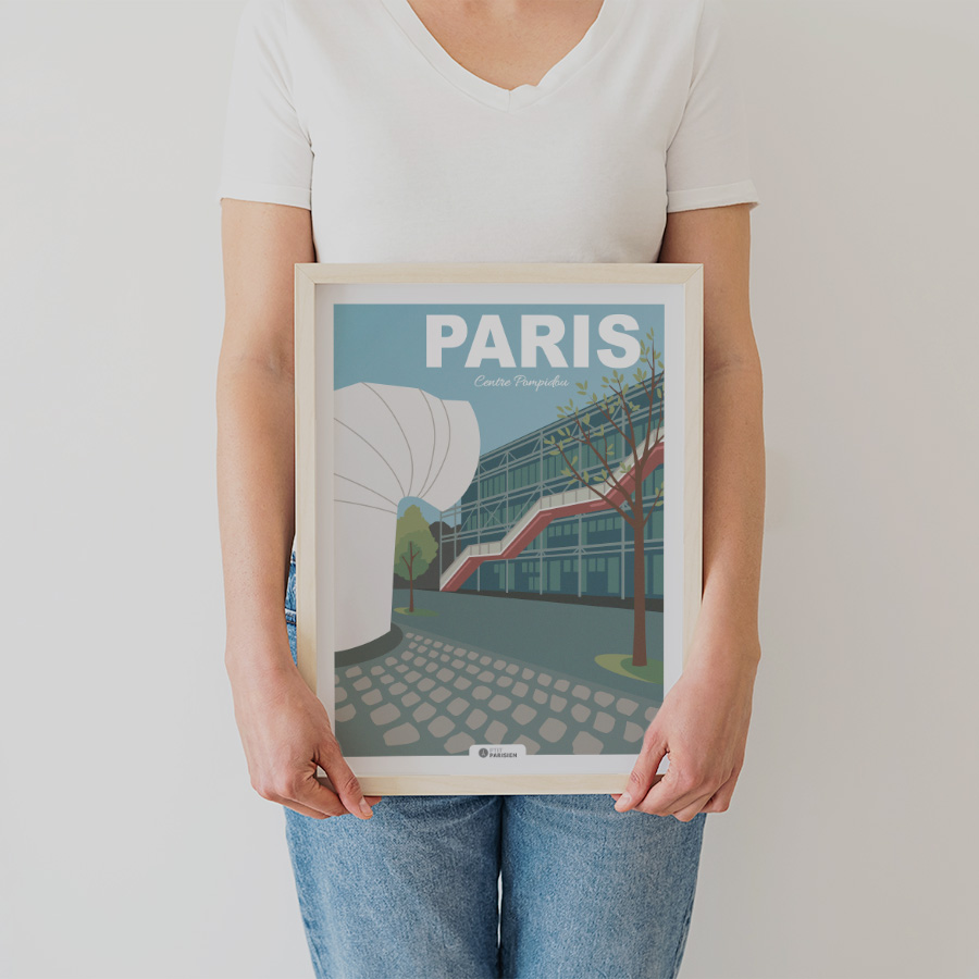 Illustration Centre Pompidou à Paris – Image 2