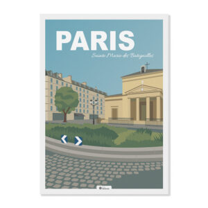 Illustration Paris "Les Batignolles"