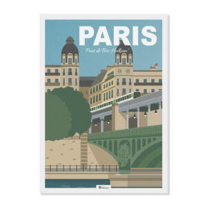 Illustration Paris "Bir-Hakeim"