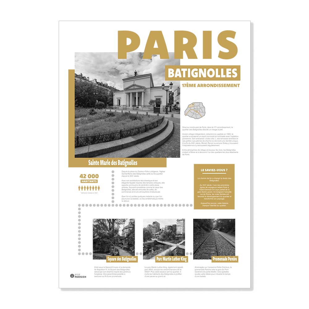 Infographie Paris "Batignolles"