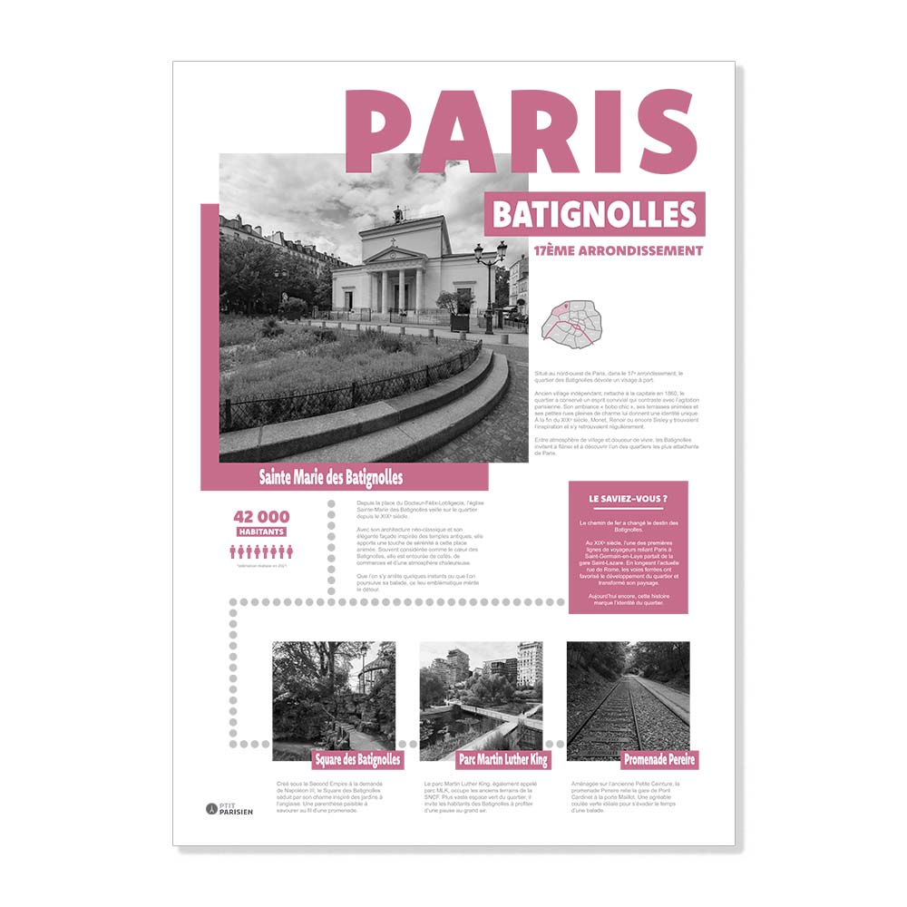 Infographie Paris "Batignolles" – Image 2
