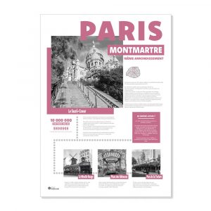 Infographie Paris "Montmartre"