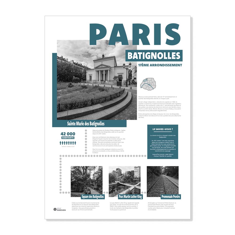 Infographie Paris "Batignolles" – Image 3